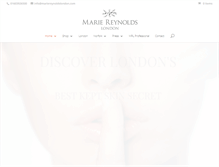 Tablet Screenshot of mariereynoldslondon.com